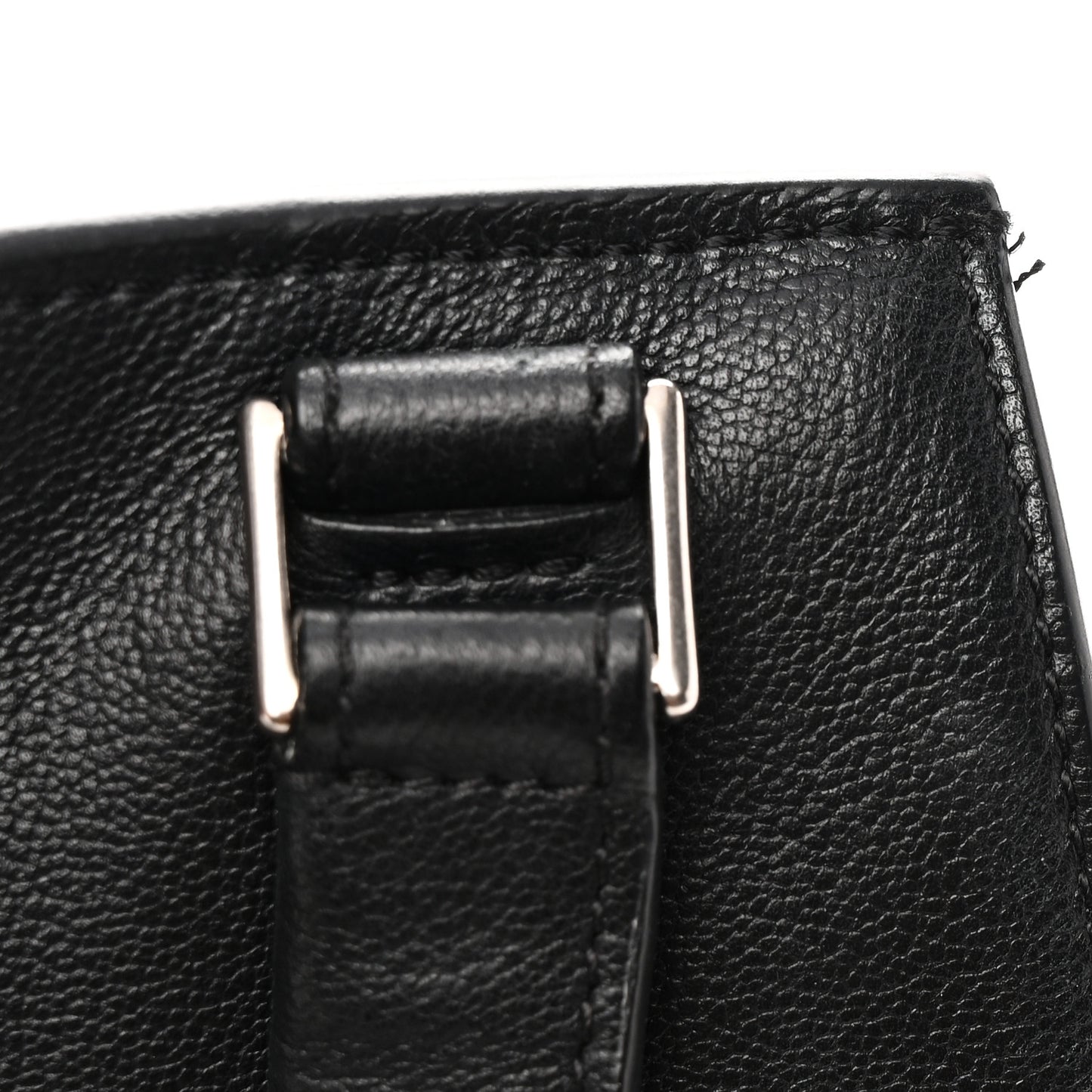 Calfskin Medium Tri-Color Edge Shoulder Bag Blue Multicolor