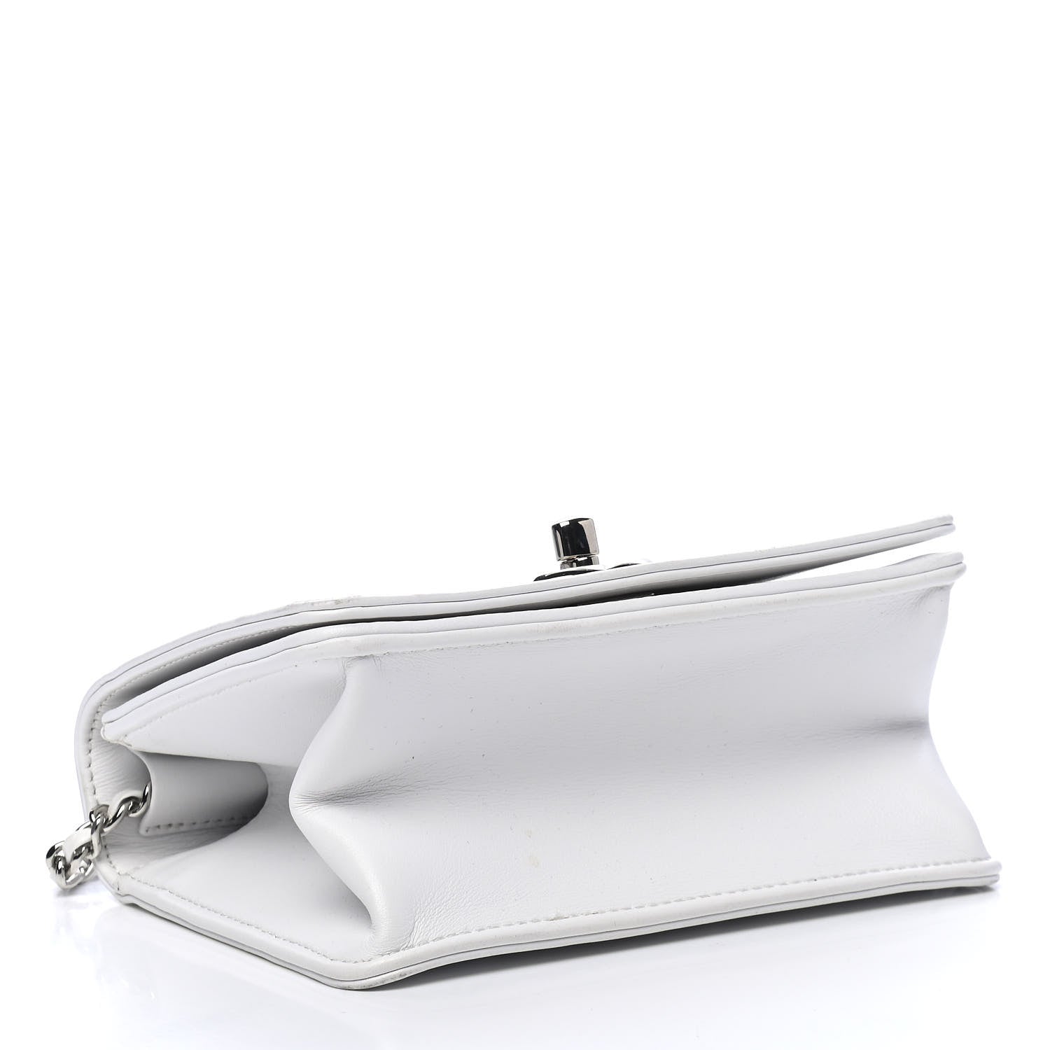Chanel Calfskin Mini Propeller Flap White 4 of 11