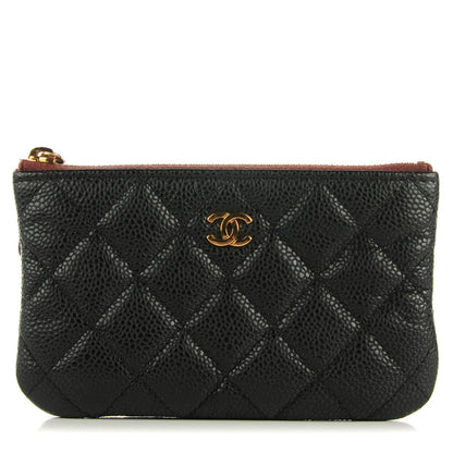 Chanel Caviar Quilted Coin Purse Case Black 1 of 7