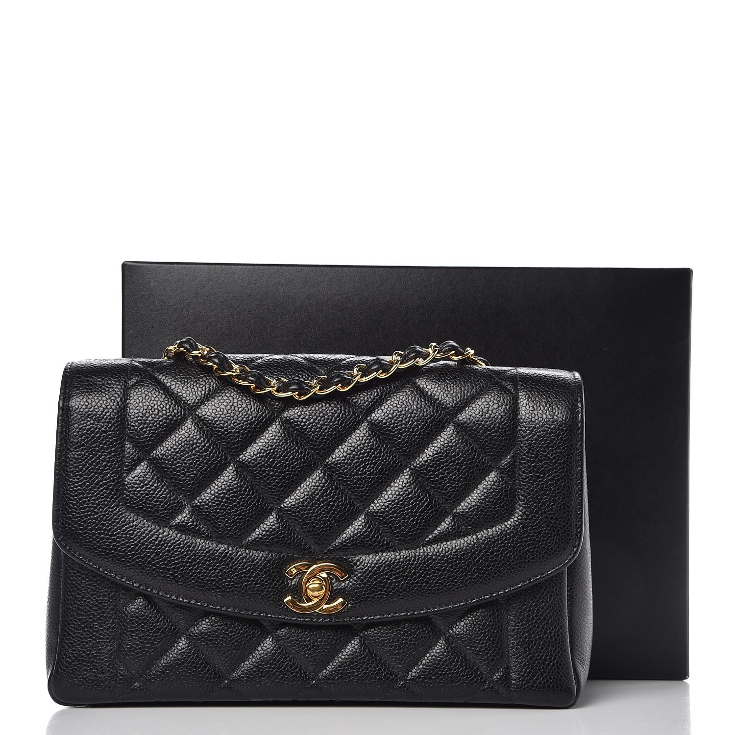Chanel Caviar Quilted Medium Single Flap Black 12 of 12