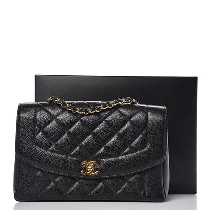 Chanel Caviar Quilted Medium Single Flap Black 12 of 12