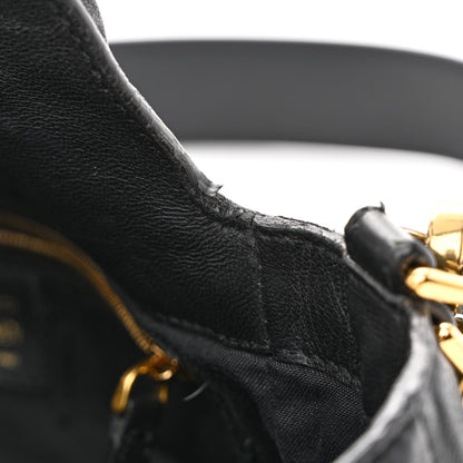 Fendi Nappa FF 1974 Embossed Baguette Black 13 of 14