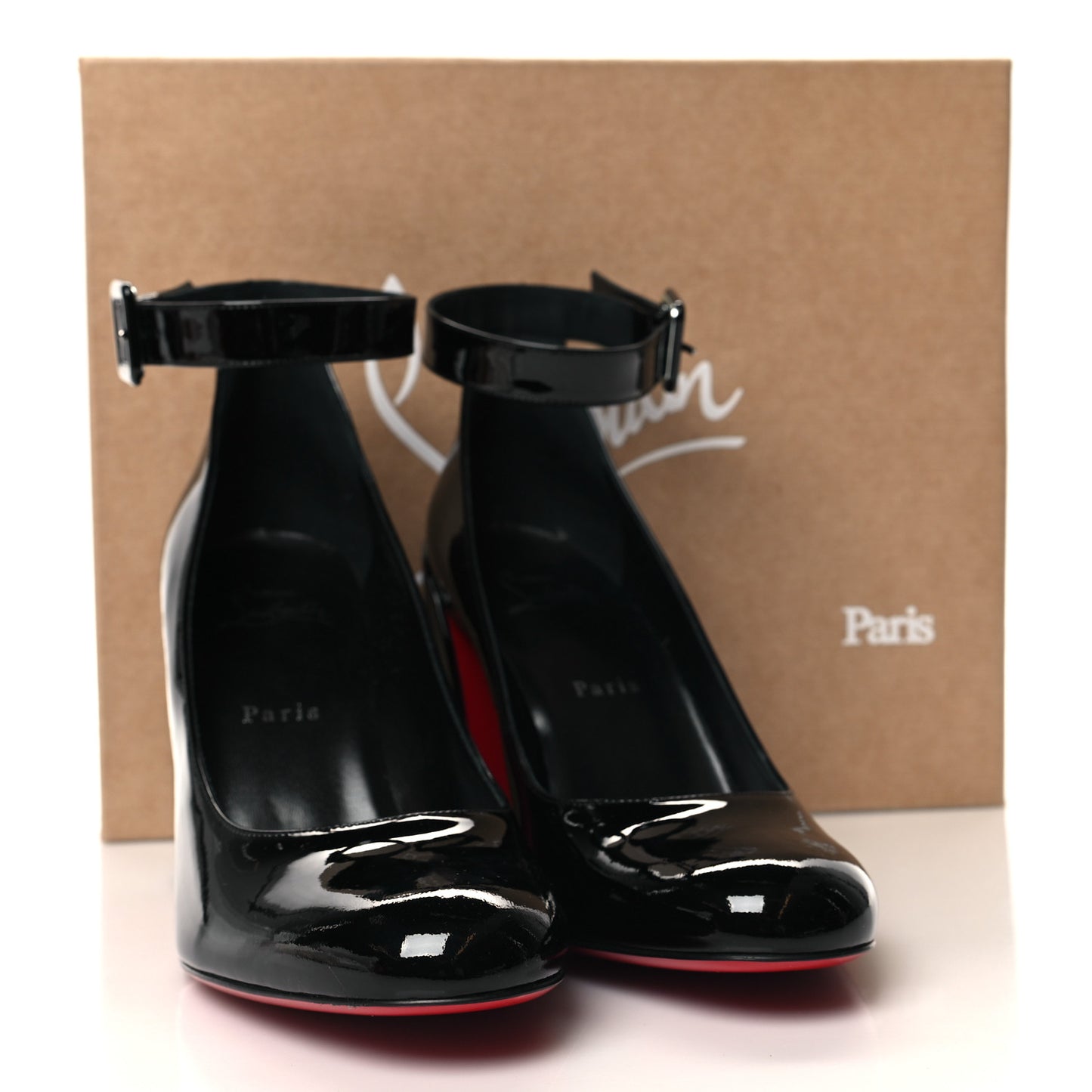 Patent Calfskin So Sab 85 Pumps 39.5 Black