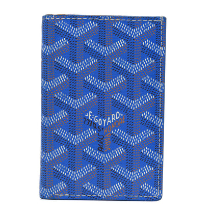 Goyard Goyardine Saint Pierre Card Holder Blue 1 of 12