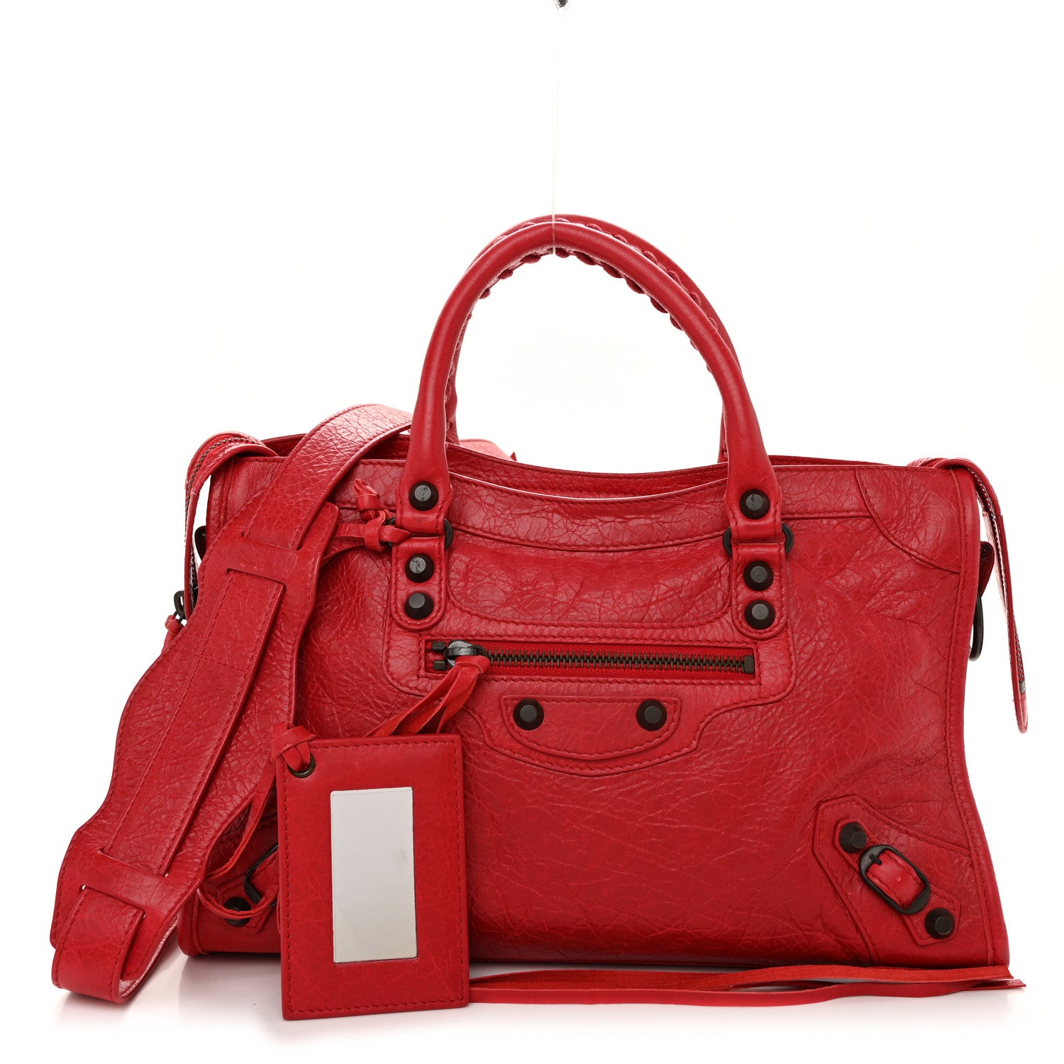 Balenciaga Agneau Classic Hardware S City Rouge Cardinal 1 of 10