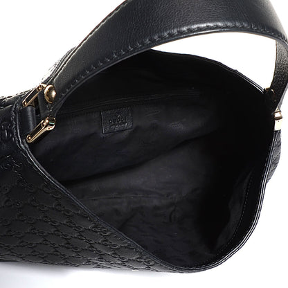 Gucci Guccissima New Ladies Web Large Hobo Black 5 of 9