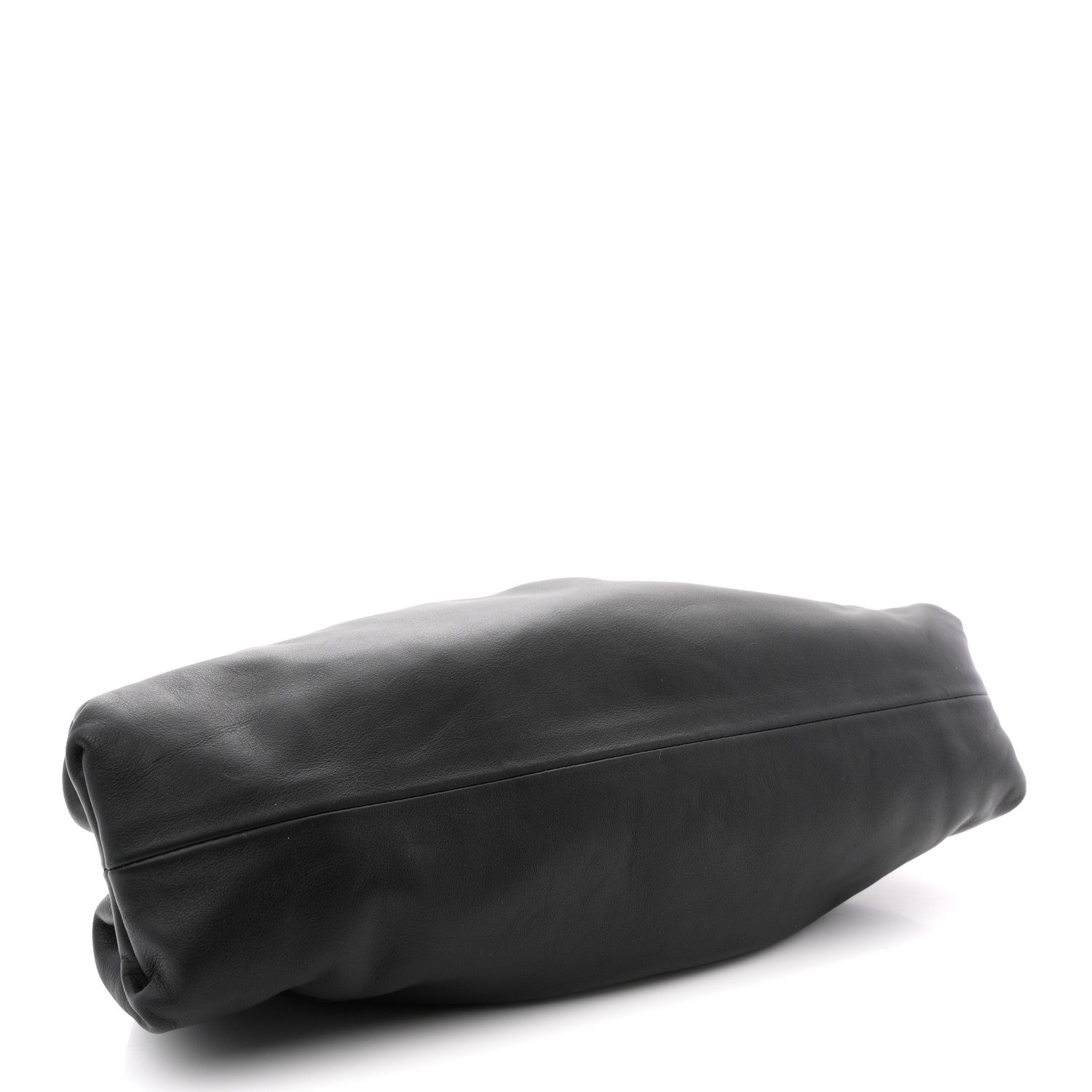 Bottega Veneta Smooth Butter Calf The Pouch Oversized Clutch Black 4 of 11
