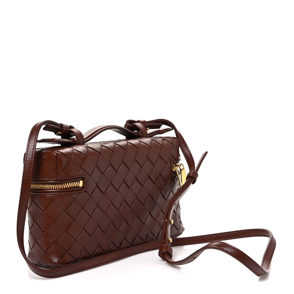 Bottega Veneta Nappa Intrecciato Bang Bang Vanity Case Sapele 3 of 10