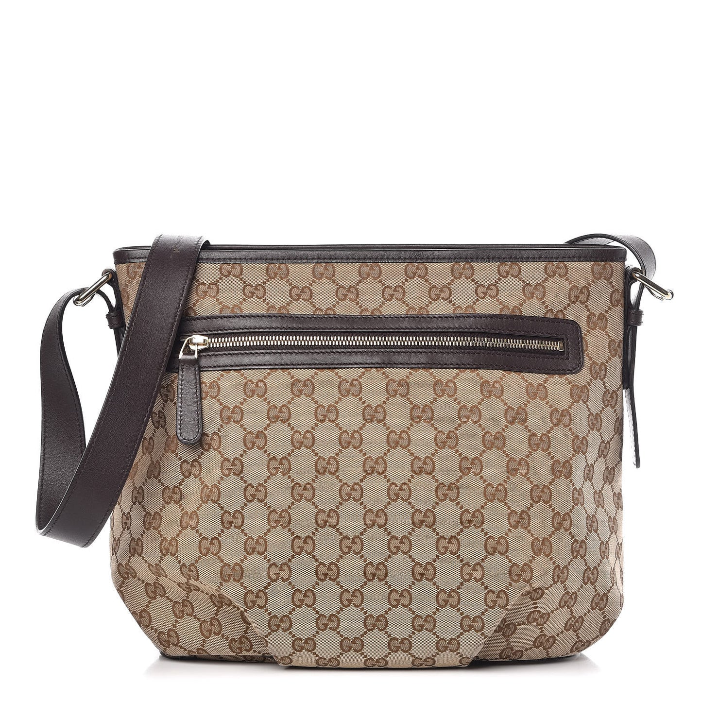 Monogram Messenger Bag Dark Brown