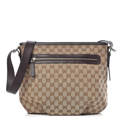 Gucci Monogram Messenger Bag Dark Brown 1 of 11