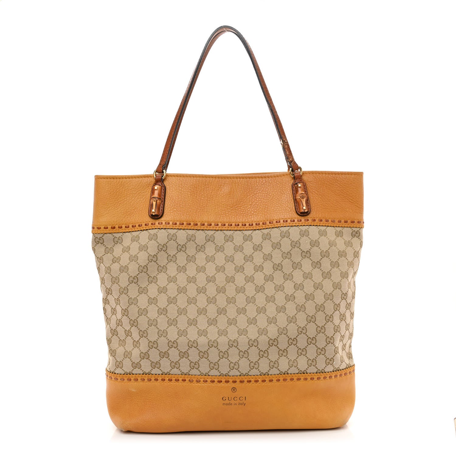 Gucci Monogram Laidback Crafty Tote Yellow 1 of 15