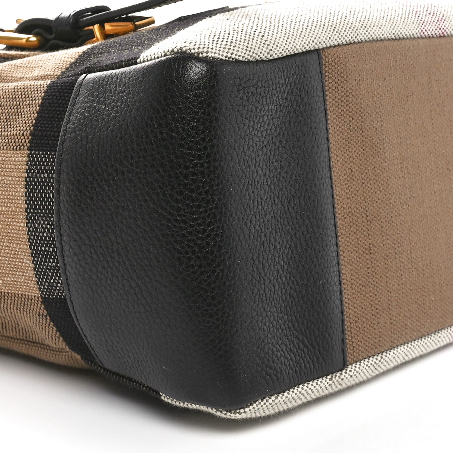 Burberry Canvas Mega Check Small Baildon Messenger Bag Black 10 of 12