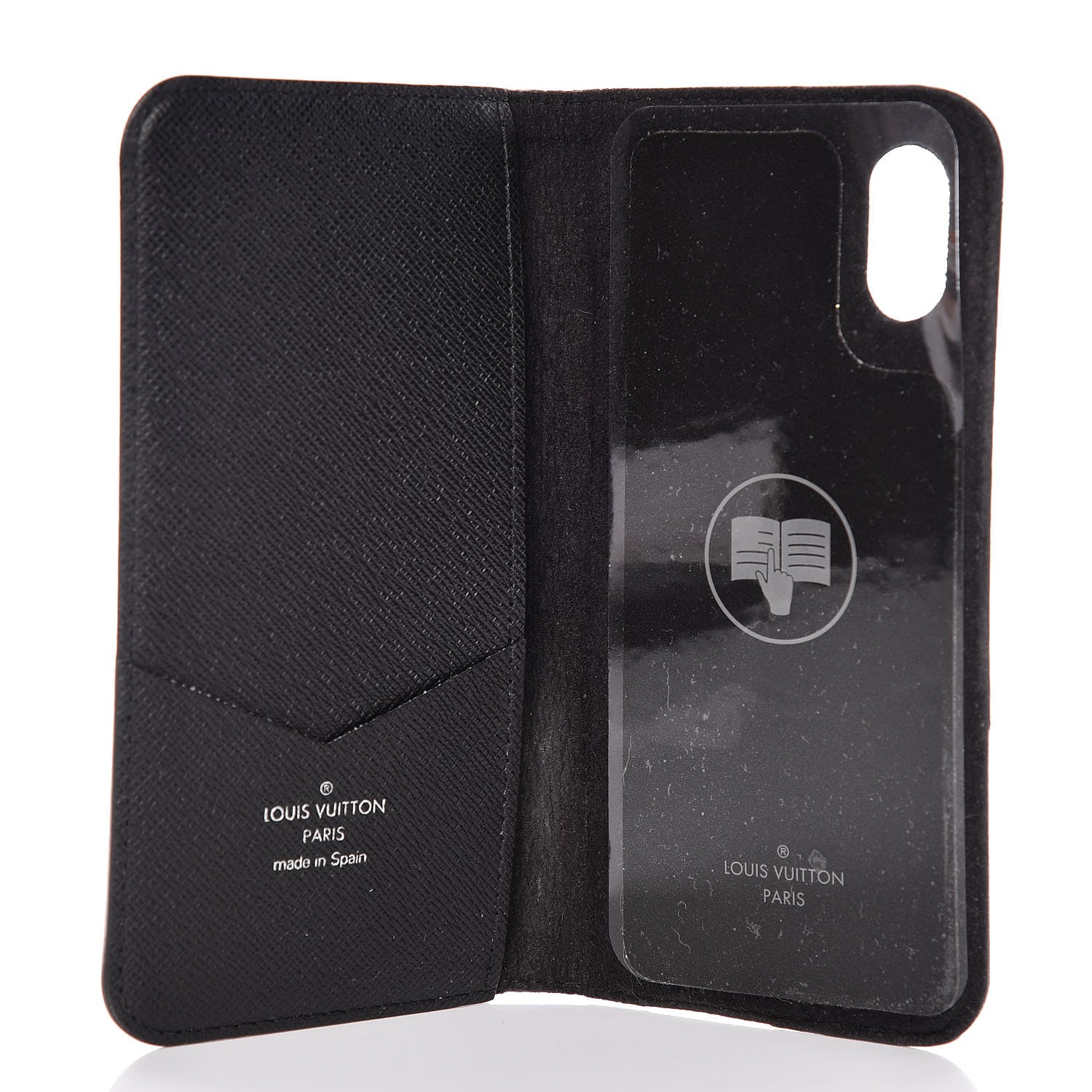 Louis Vuitton Monogram Eclipse iPhone X Folio Case 5 of 8