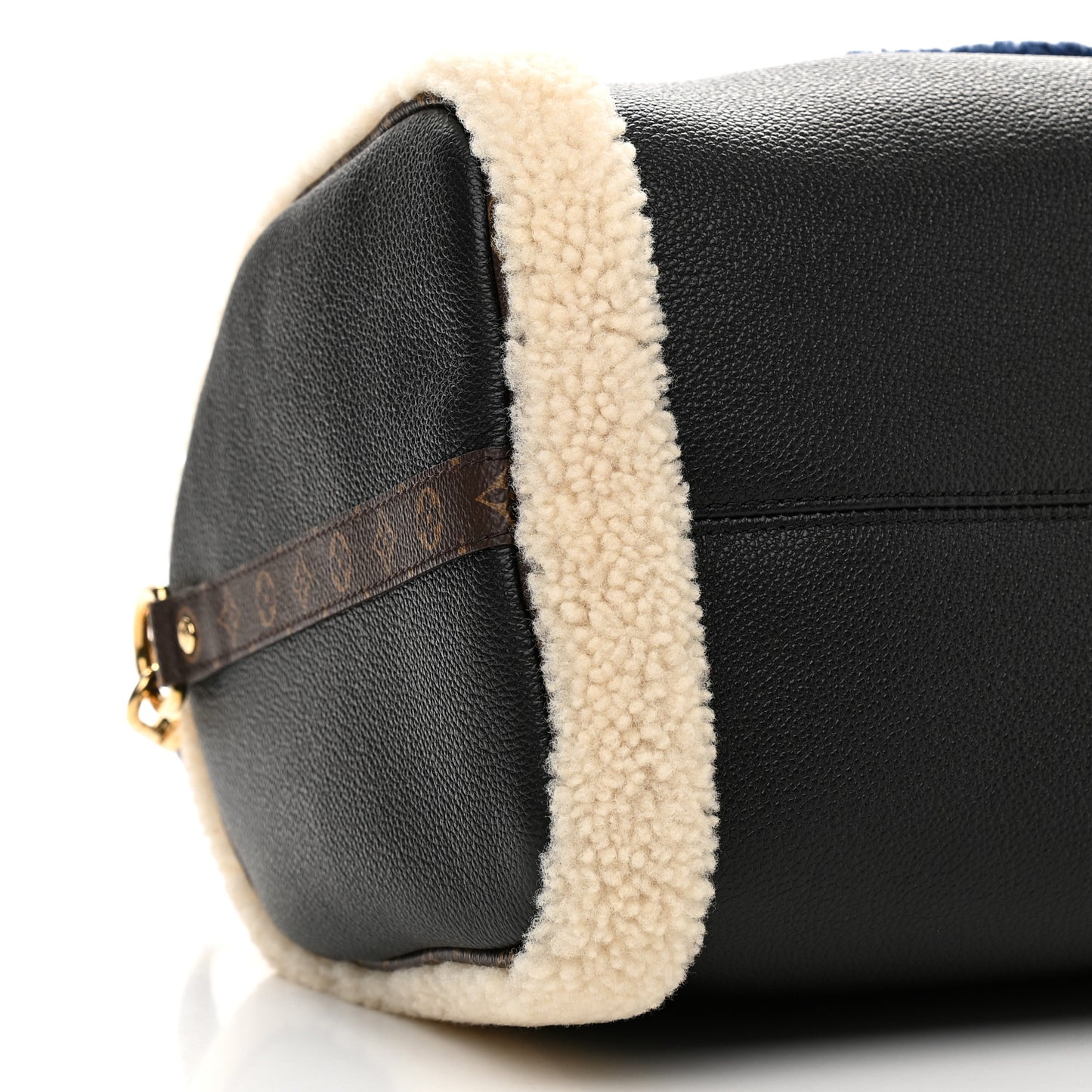 Calfskin Monogram Teddy Speedy Bandouliere 30 Black