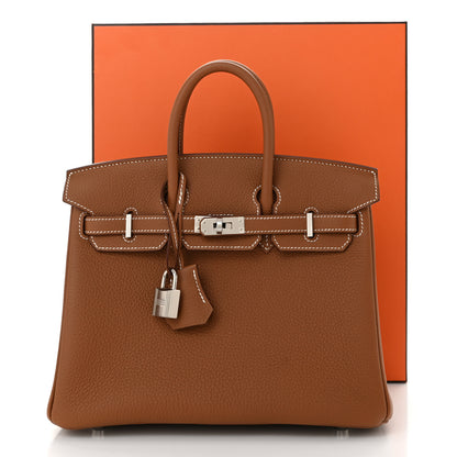 Hermes Togo Birkin 25 Gold 10 of 10