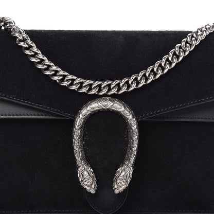 Gucci Suede Small Dionysus Shoulder Bag Black 11 of 11