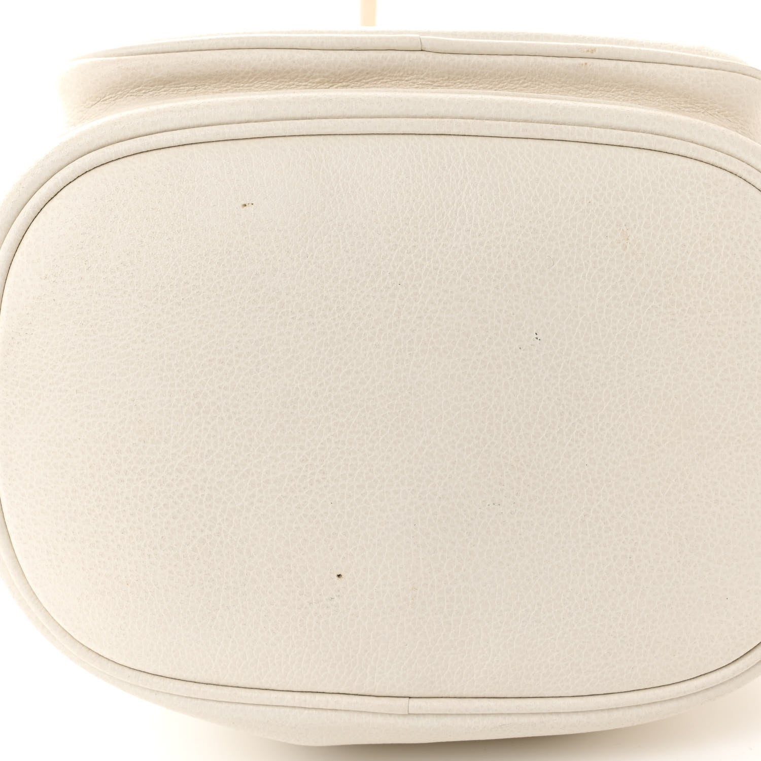 Prada Glace Calfskin Logo Mini Bucket Crossbody Bag White 11 of 13
