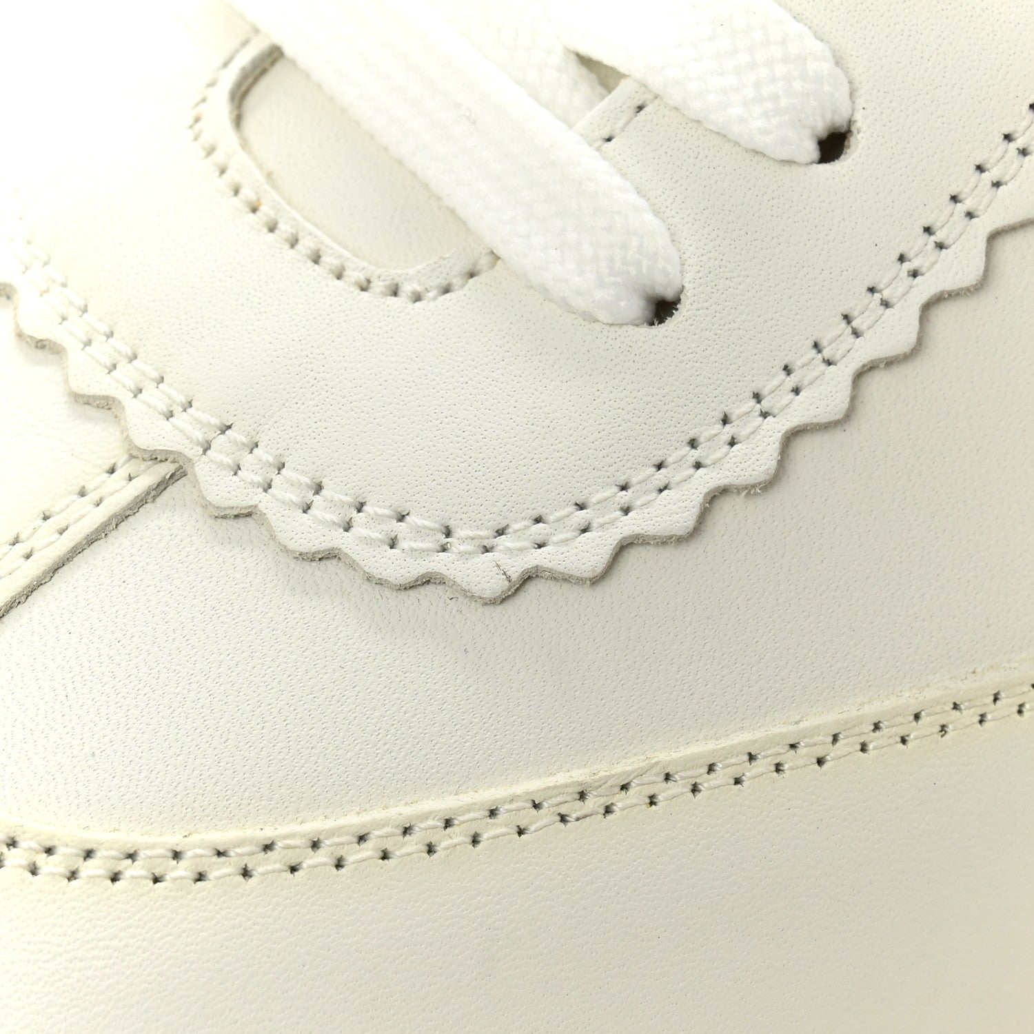 Christian Louboutin Calfskin Neoprene Womens Loubishark Sneakers 39 White 10 of 12
