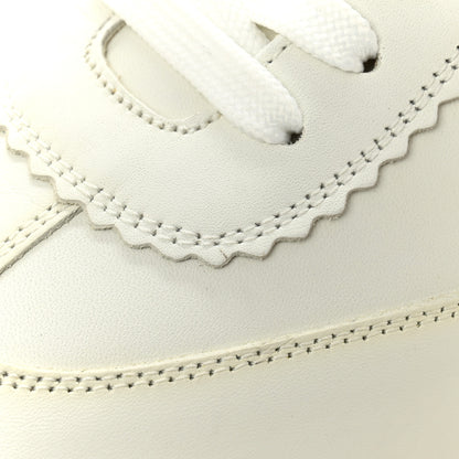 Christian Louboutin Calfskin Neoprene Womens Loubishark Sneakers 39 White 10 of 12