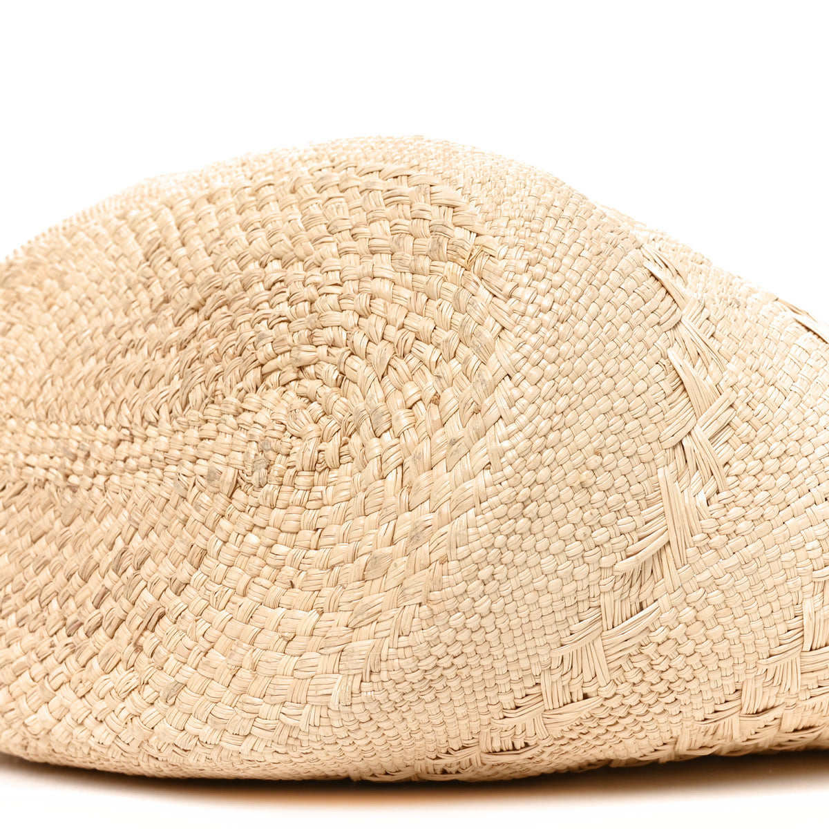 Calfskin Raffia Paulas Ibiza Medium Anagram Basket Tote Bag Natural Tan
