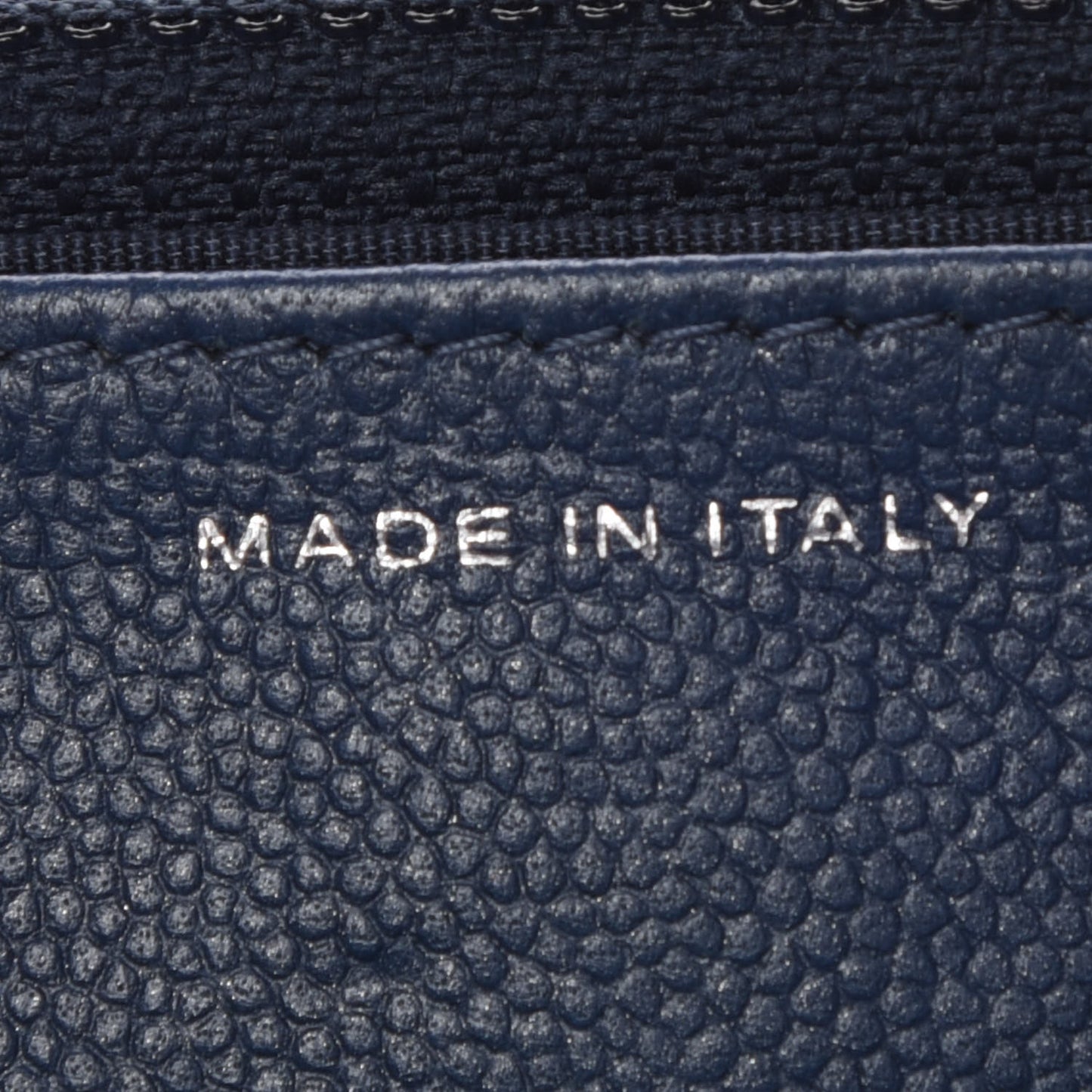 Caviar Quilted Boy Wallet On Chain WOC Blue