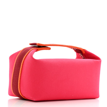 Hermes Canvas Small Bride-A-Brac Pouch Hibiscus 3 of 8