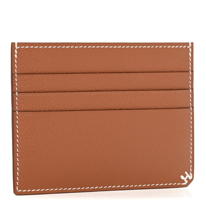 Hermes Evercolor H Sellier Card Holder Gold 3 of 8