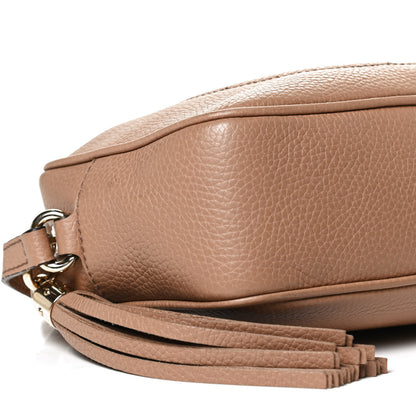 Gucci Pebbled Calfskin Small Soho Disco Bag Camelia 10 of 12