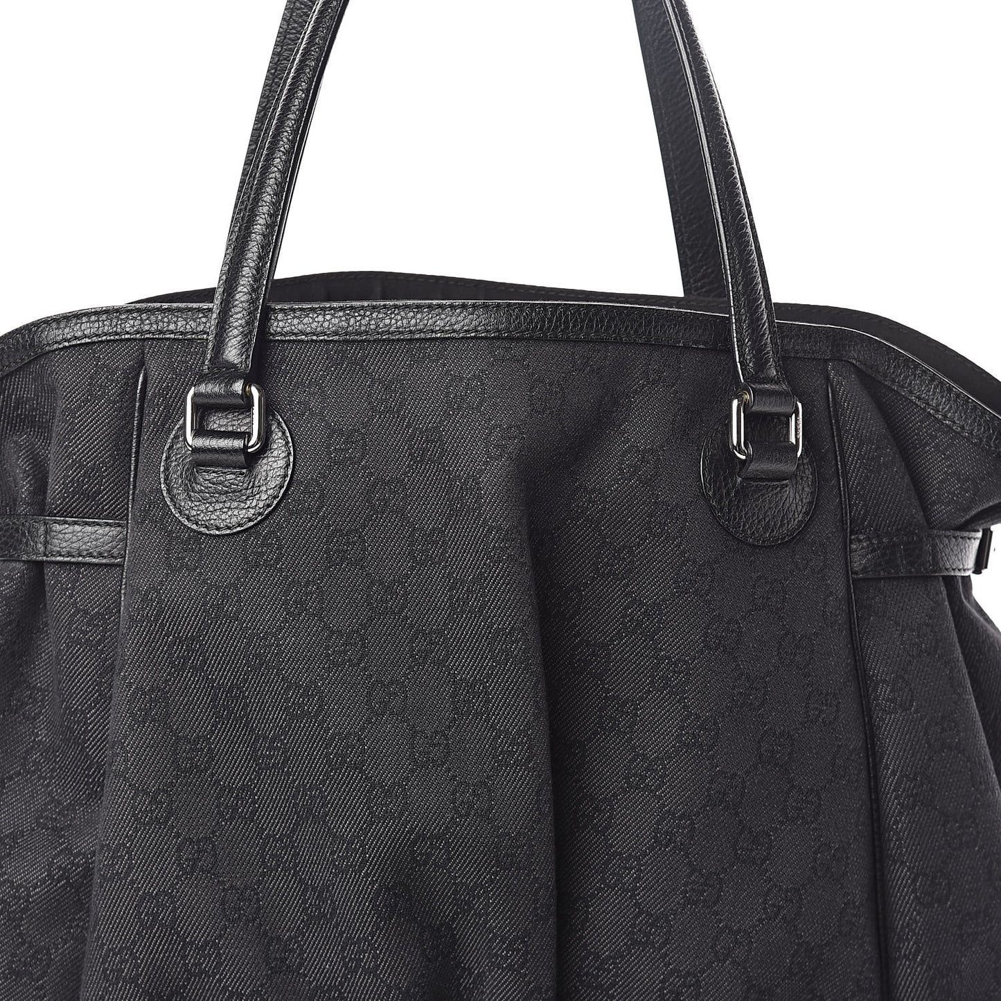 Monogram Full Moon Tote Black