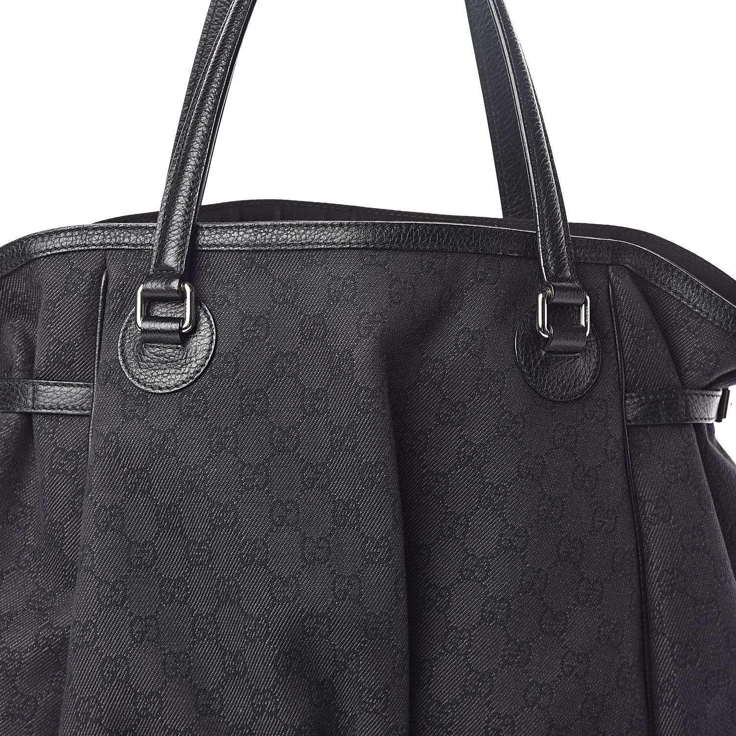 Gucci Monogram Full Moon Tote Black 7 of 9