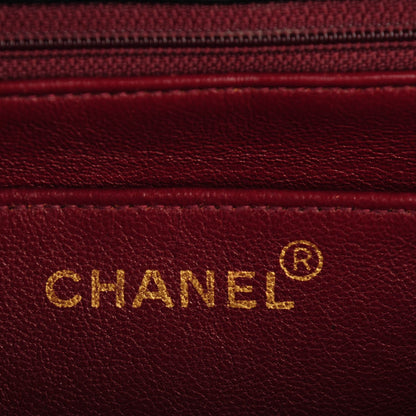 Chanel Lambskin Vertical Quilted Medium Single Flap Black 7 of 8