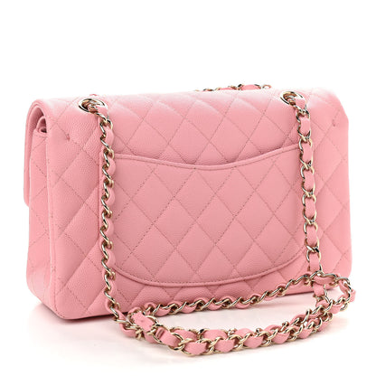 Chanel Caviar Quilted Small Double Flap Pink 3 of 11