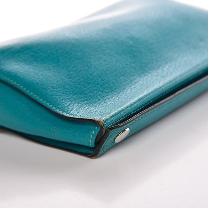 Hermes Chevre Mysore Karo GM Turquoise 13 of 16