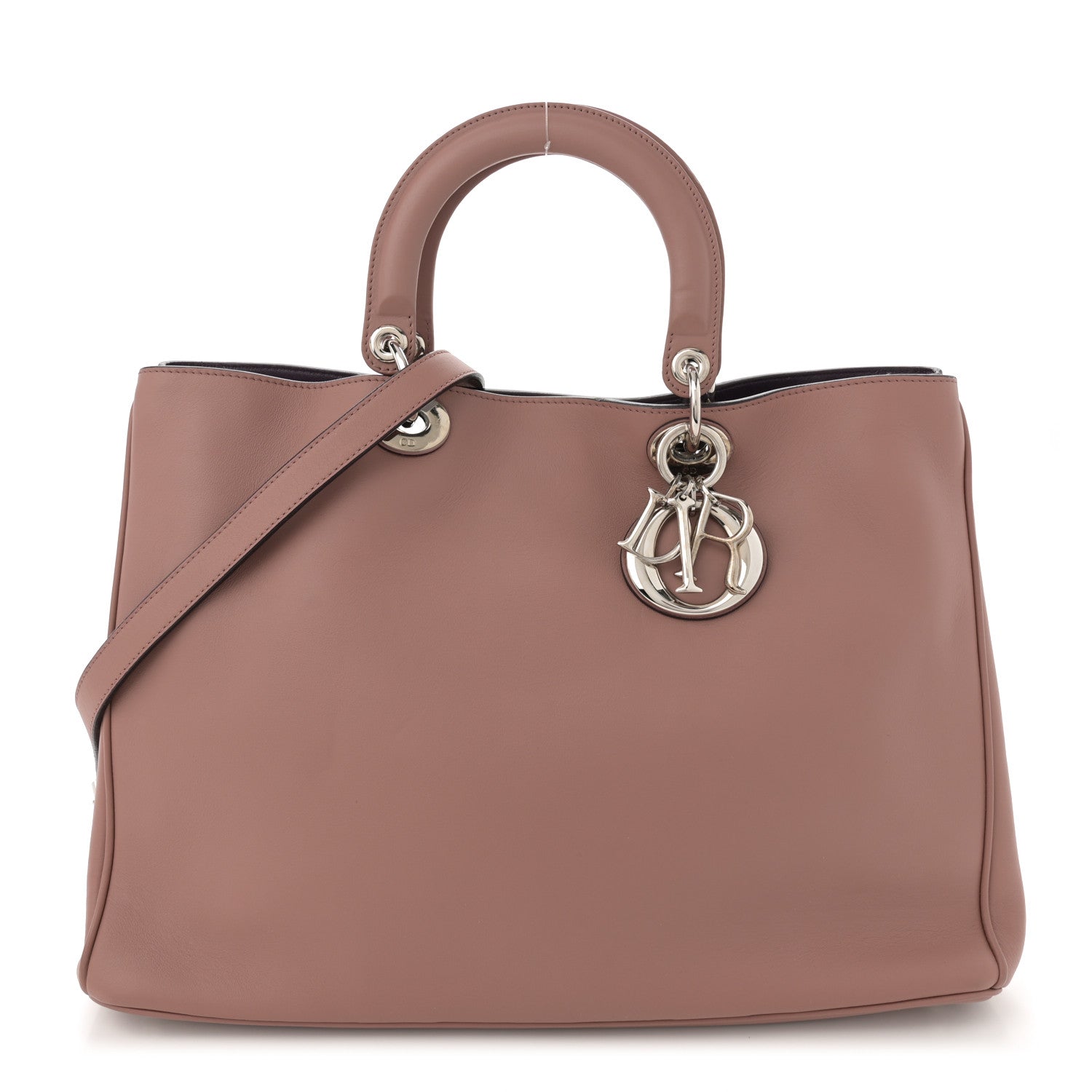 Christian Dior Smooth Calfskin Large Diorissimo Tote Petale 1 of 14