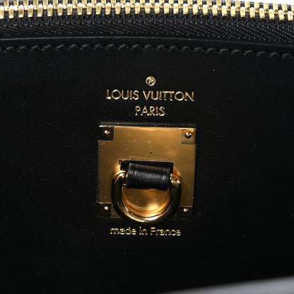 Louis Vuitton Calfskin Tribal City Steamer MM White Black 6 of 9