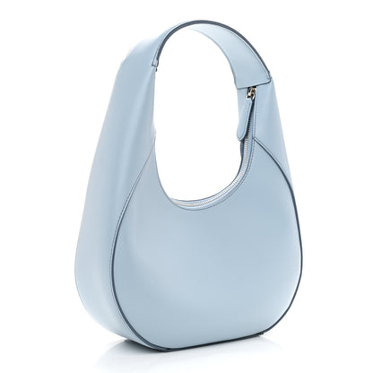 Stella McCartney Eco Alter Nappa Perforated Logo Small Hobo Blue 2 of 8