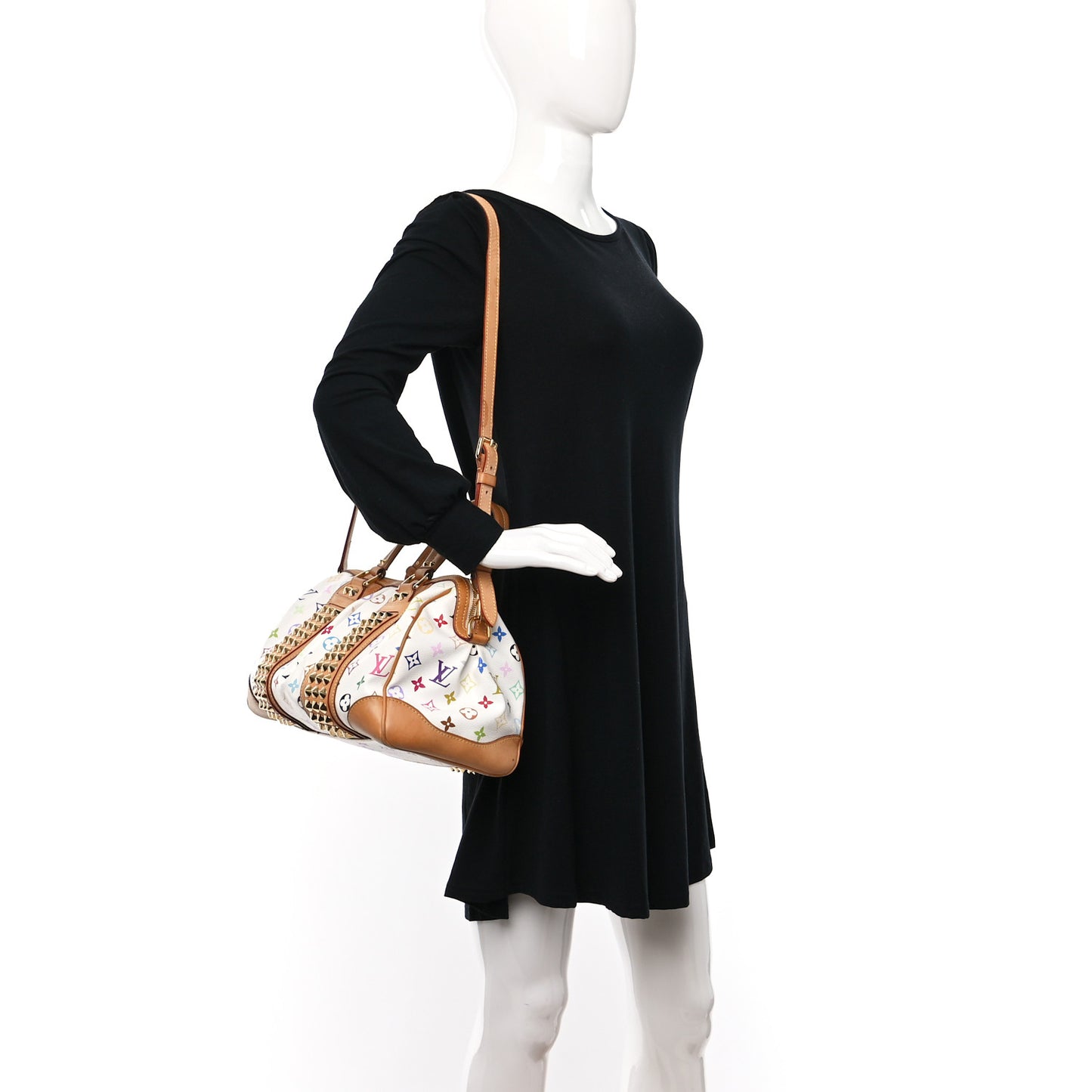 Monogram Multicolor Courtney MM White