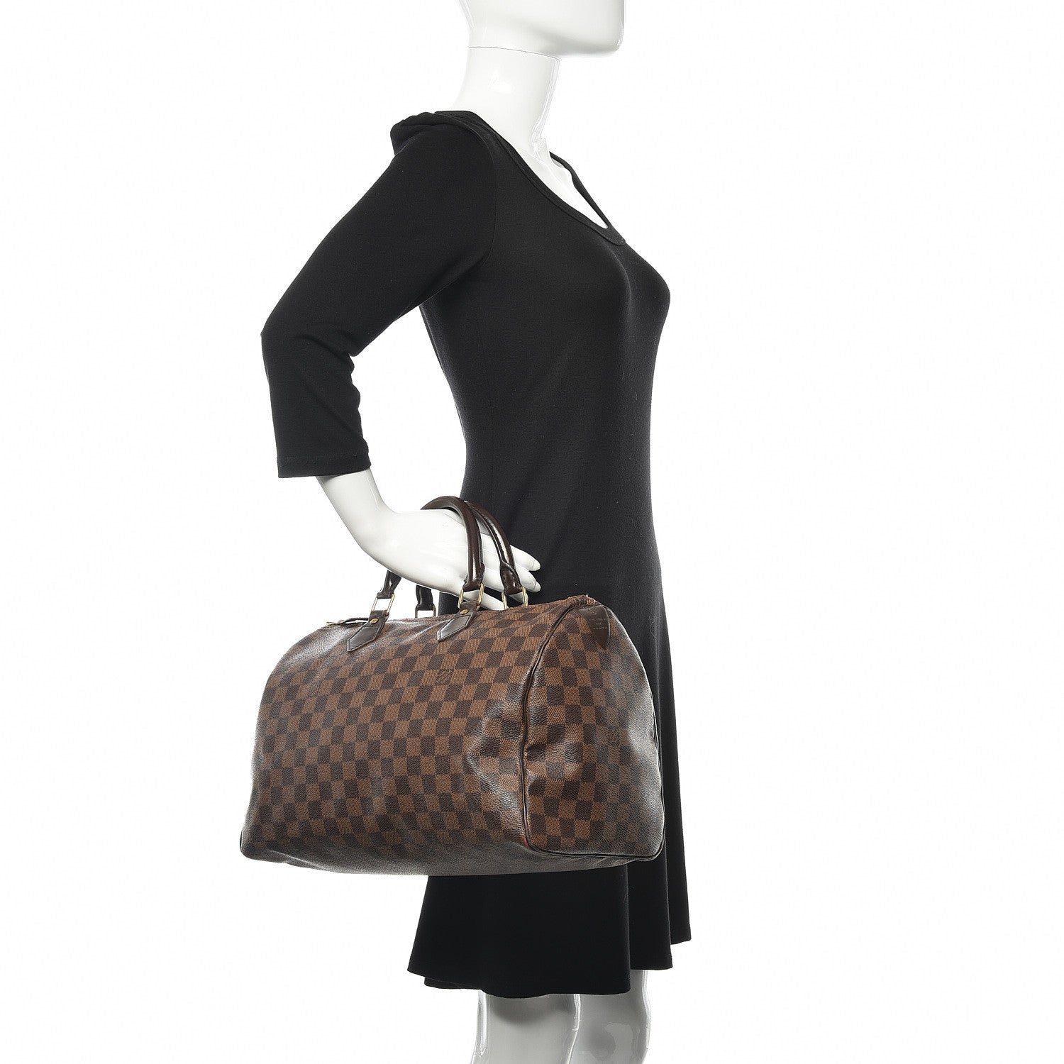 Louis Vuitton Damier Ebene Speedy 35 2 of 16