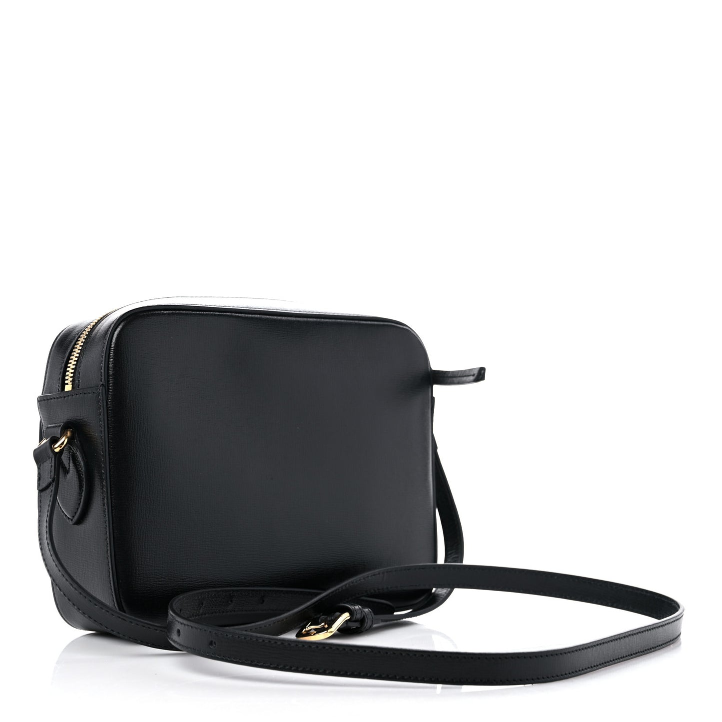 Textured Calfskin Small Horsebit 1955 Shoulder Bag Black