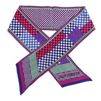 Louis Vuitton Silk Damier Aquarelle Bandeau 1 of 3