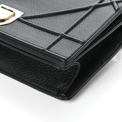 Christian Dior Grained Calfskin Medium Diorama Flap Bag Black 9 of 9