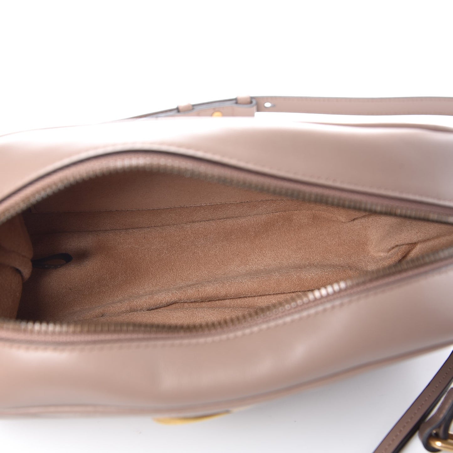 Calfskin Matelasse Small GG Marmont Chain Shoulder Bag Taupe