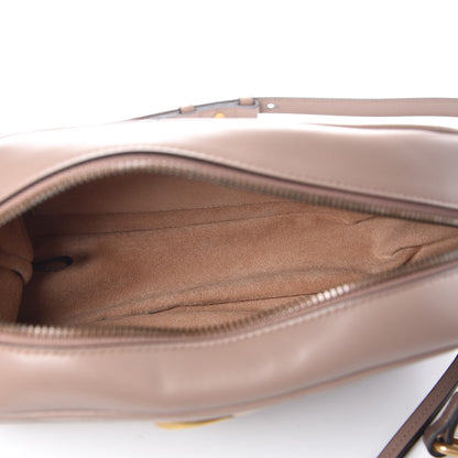 Gucci Calfskin Matelasse Small GG Marmont Chain Shoulder Bag Taupe 5 of 7