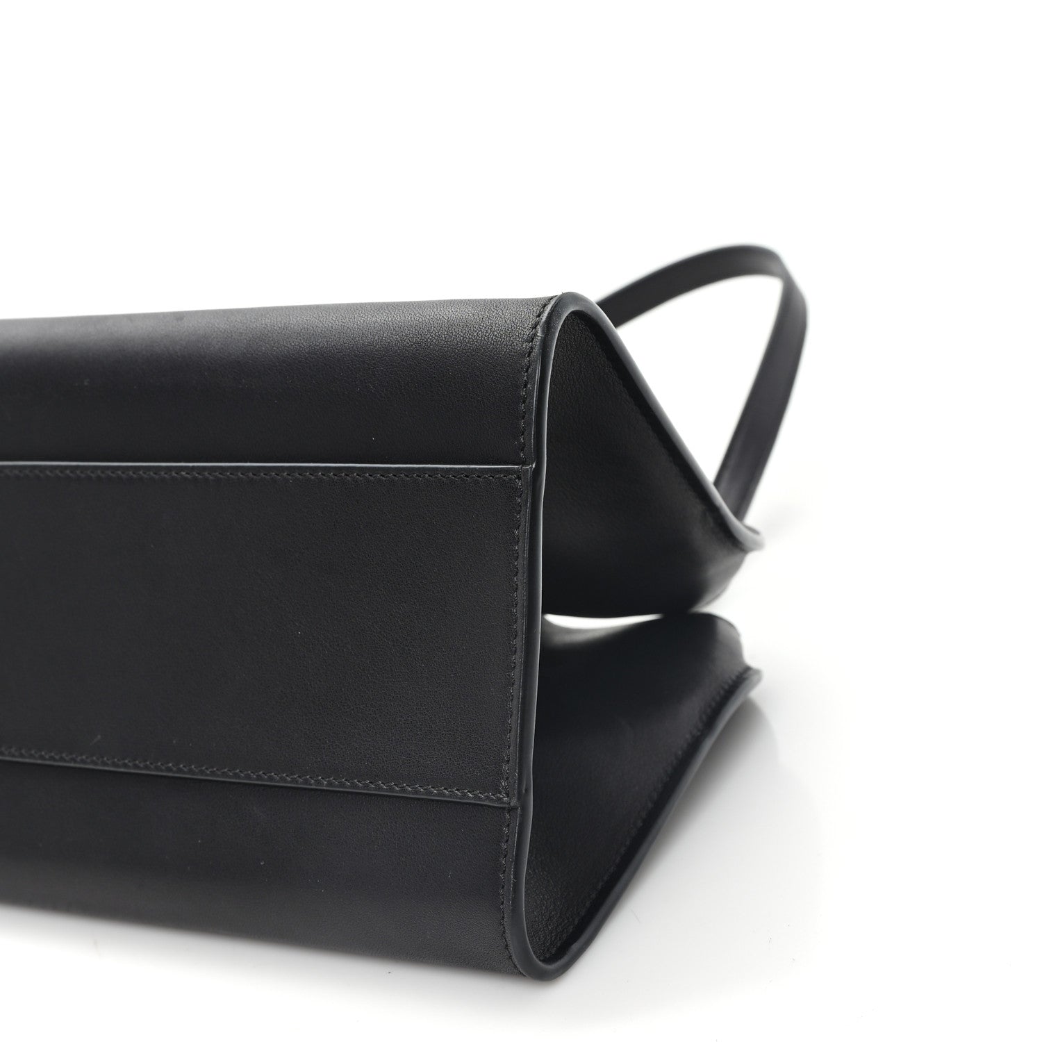 The Row Smooth Calfskin Peggy Bag Black 9 of 9