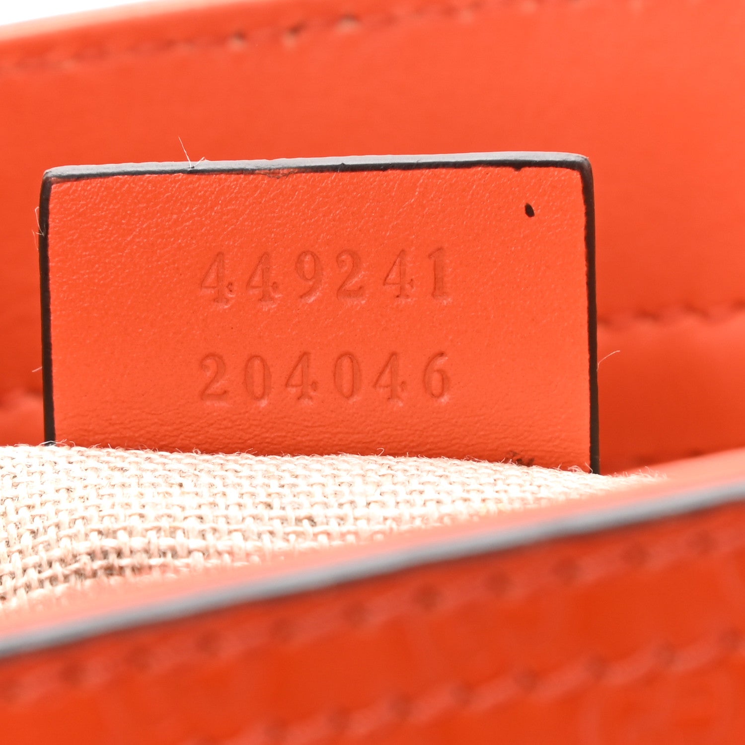 Gucci Microguccissima Small Bree Tote Sun Orange 7 of 10