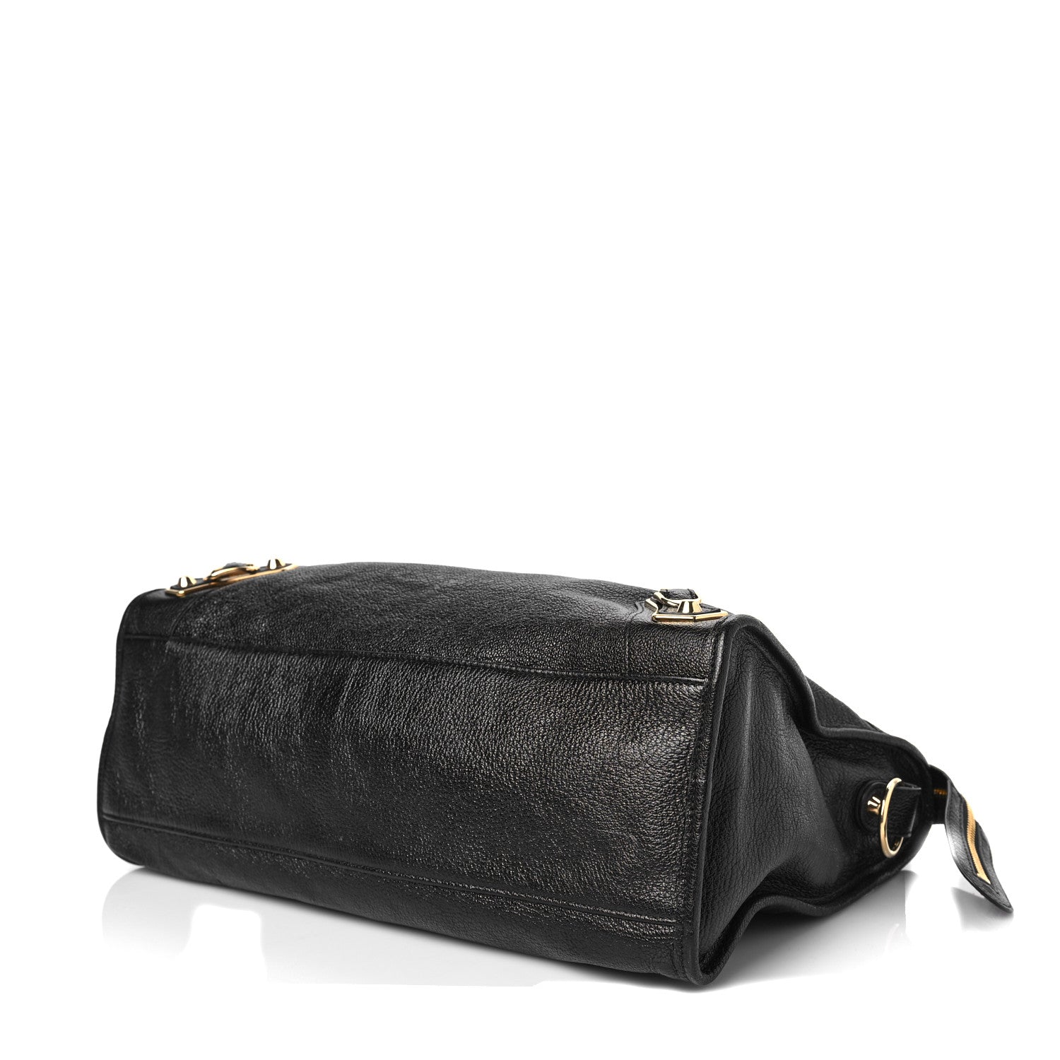 Balenciaga Chevre Gold Metallic Edge Hardware City Black 9 of 9