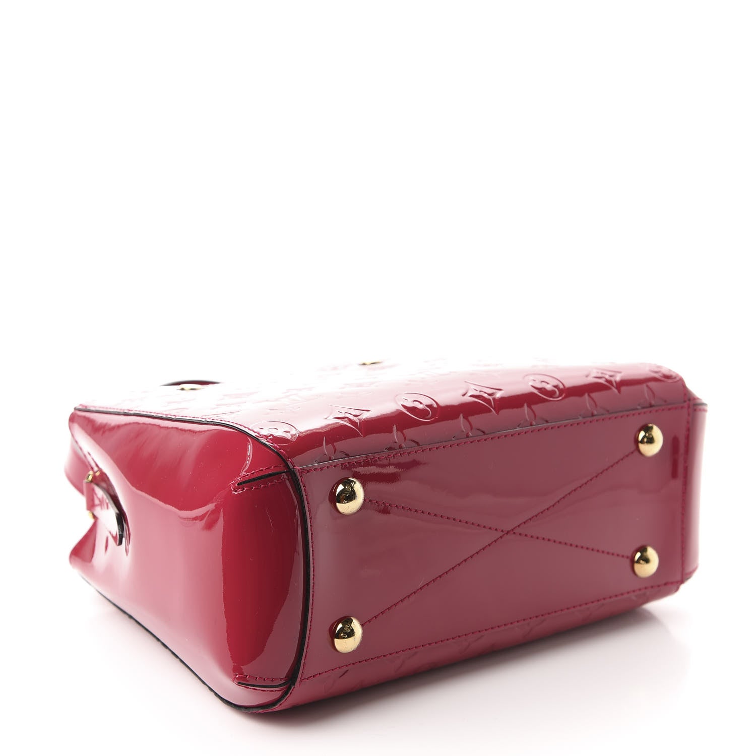 Louis Vuitton Vernis Montaigne BB Magenta 4 of 9
