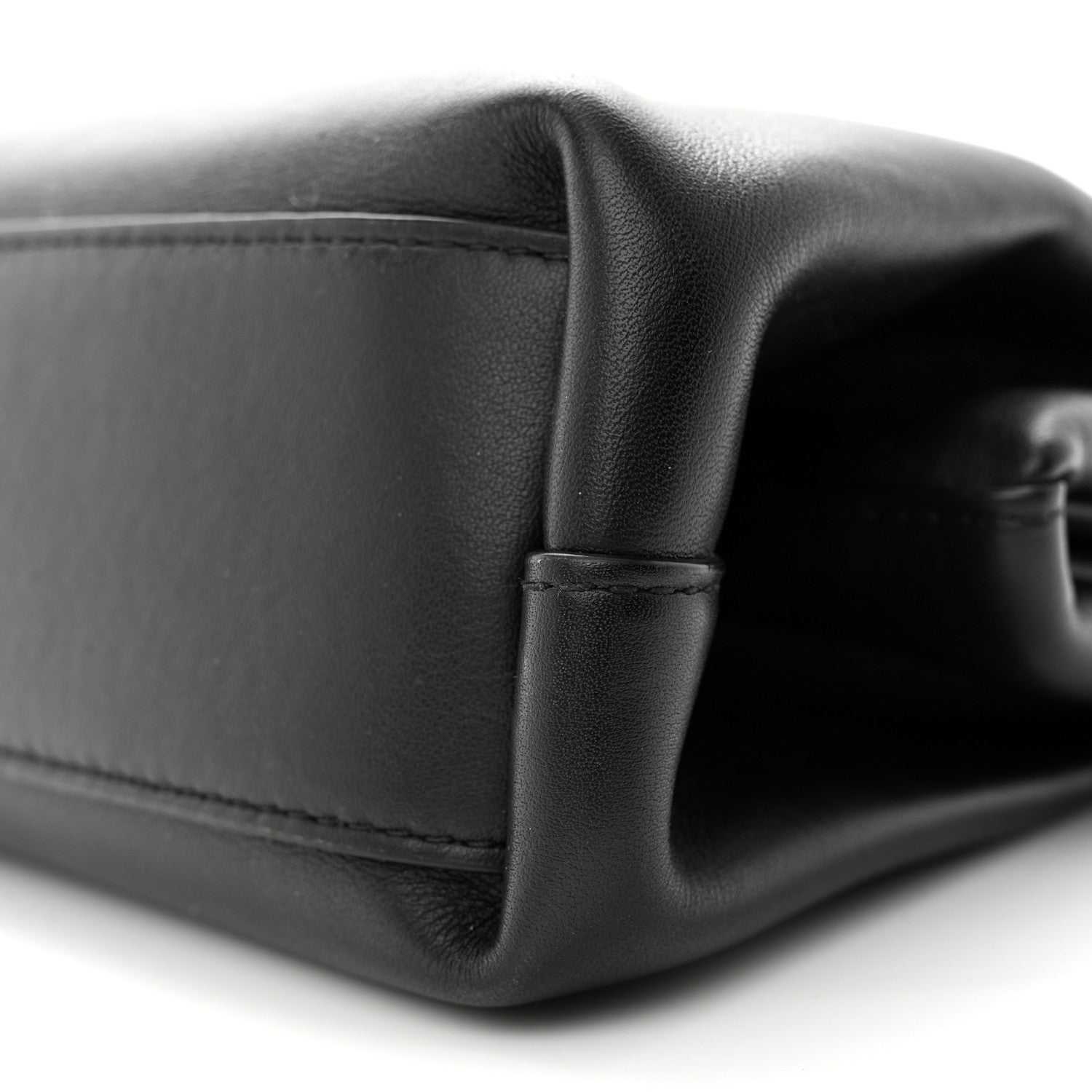 Bottega Veneta Calfskin Small The Point Triangle Bag Black 9 of 12