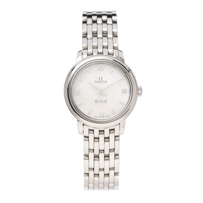 Omega Stainless Steel Mother of Pearl 24mm De Ville Prestige Quartz Watch 424.10.24.60.05.001 1 of 6