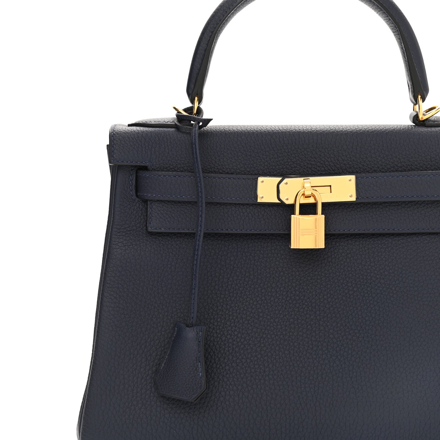 Hermes Togo Kelly Retourne 28 Bleu Nuit 8 of 11
